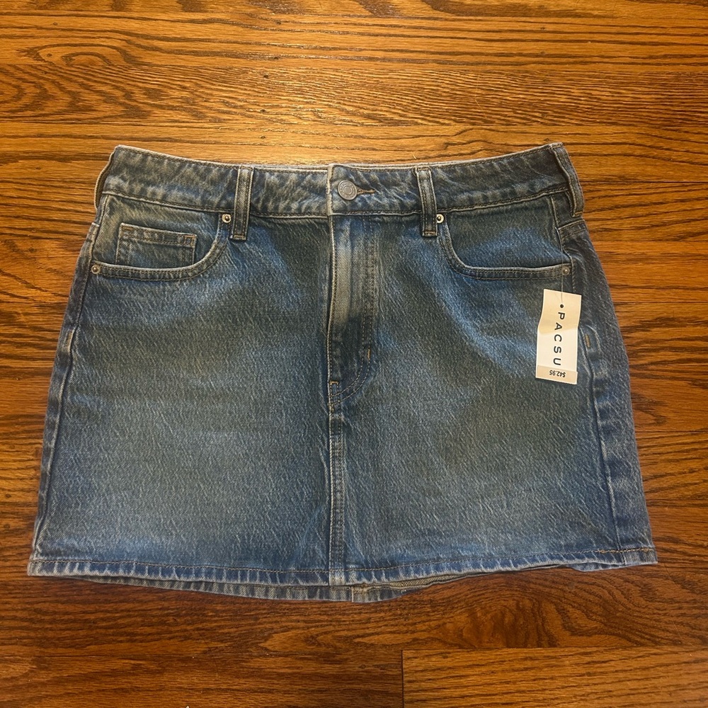 Denim Mini Skirt Pacsun